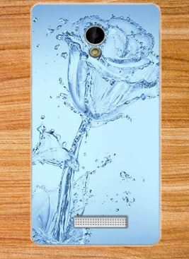 Чехол для Prestigio Muze C3 3504 DUO "Водяной цветок" (силикон)-0